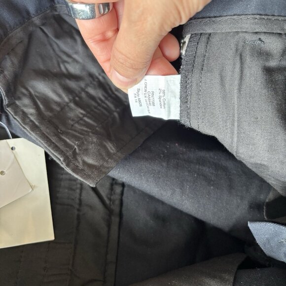 J Crew Pants stretch Size 0 Side Stripe Crop Work Office Capsule Preppy NWT - Picture 4 of 15